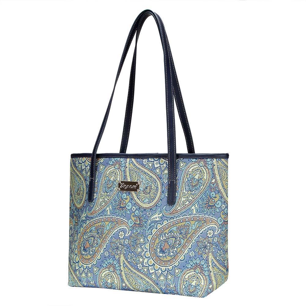 COLL-PAIS | Paisley College/Shoulder Tote Bag - www.signareusa.com