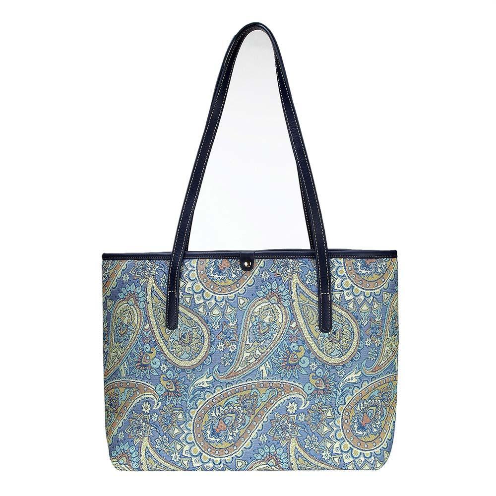 COLL-PAIS | Paisley College/Shoulder Tote Bag - www.signareusa.com