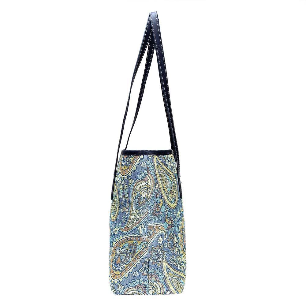 COLL-PAIS | Paisley College/Shoulder Tote Bag - www.signareusa.com