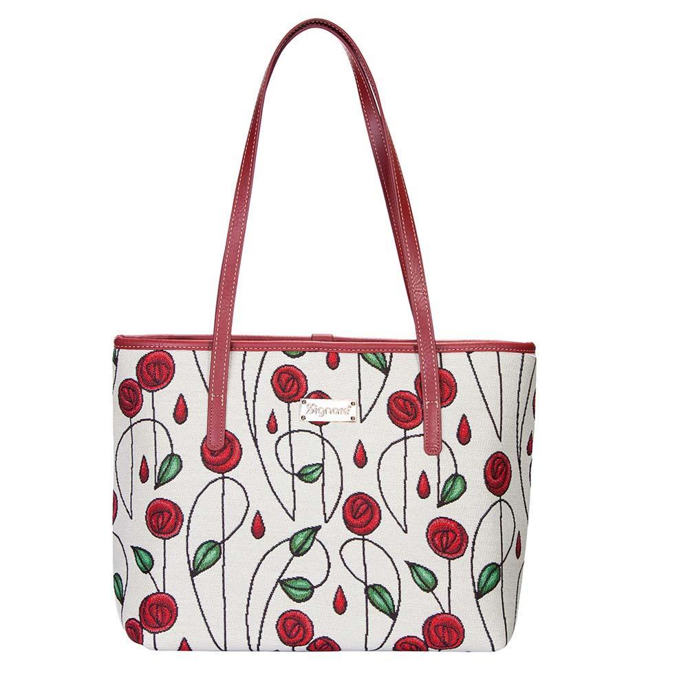 COLL-RMSP | Mackintosh Simple Rose College/Shoulder Tote Bag - www.signareusa.com