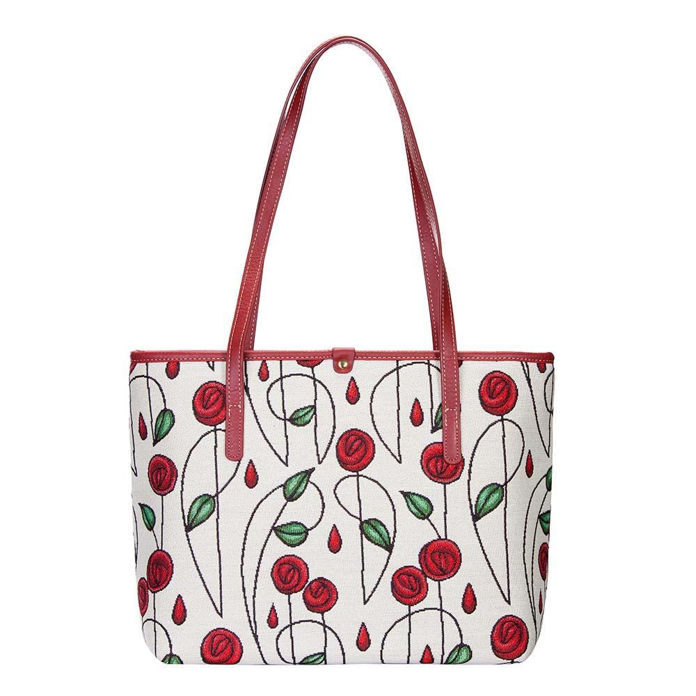 COLL-RMSP | Mackintosh Simple Rose College/Shoulder Tote Bag - www.signareusa.com