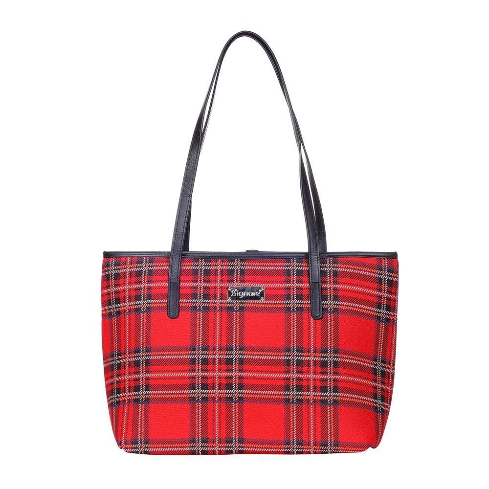 COLL-RSTT | Royal Stewart Tartan College/Shoulder Tote Bag - www.signareusa.com