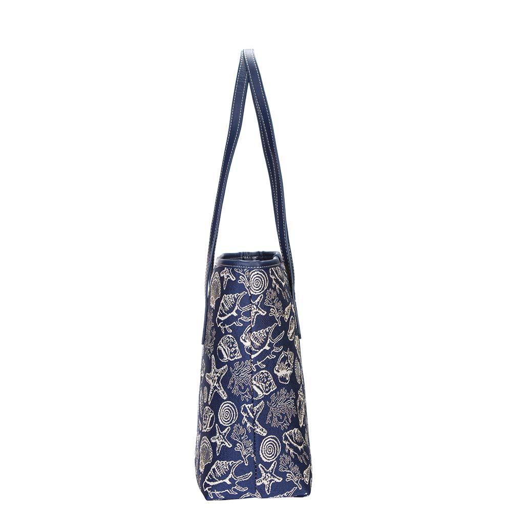 COLL-SHELL | Sea Shell College/Shoulder Tote Bag - www.signareusa.com