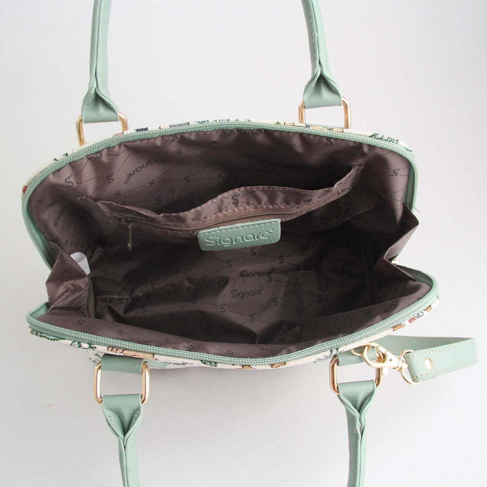 CONV-ALICE | Charles Voysey Alice in Wonderland Convertible Top Handle Purse Handbag - www.signareusa.com