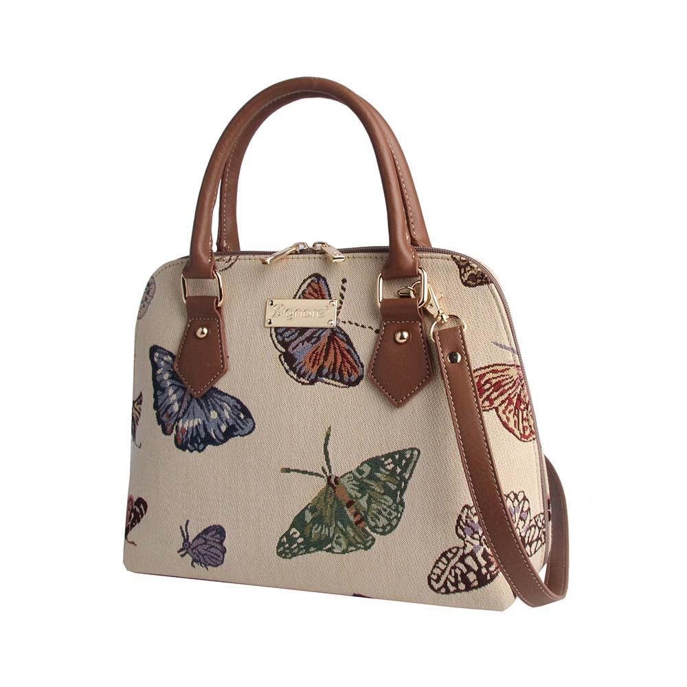 CONV-BUTT | Butterfly Convertible Top Handle Purse Handbag - www.signareusa.com