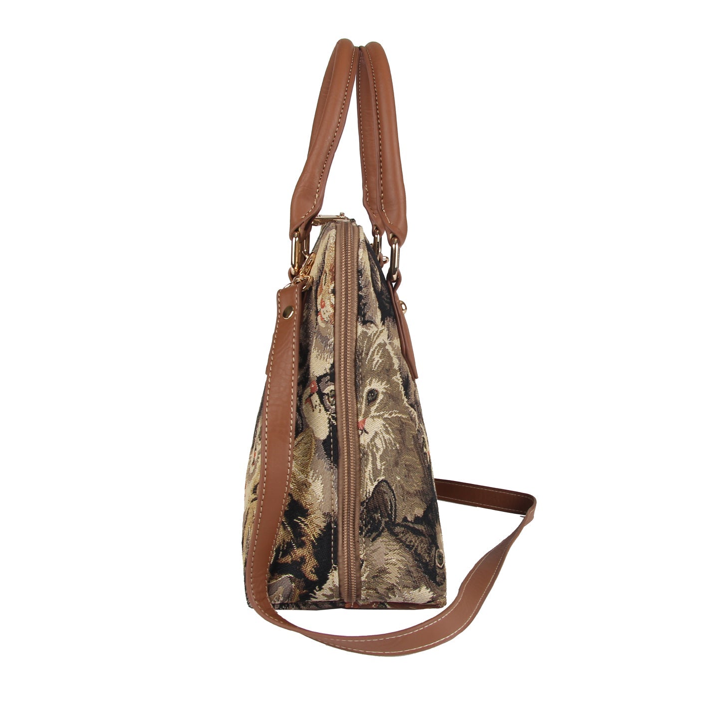 CONV-CAT | Cat Convertible Top Handle Purse Handbag - www.signareusa.com