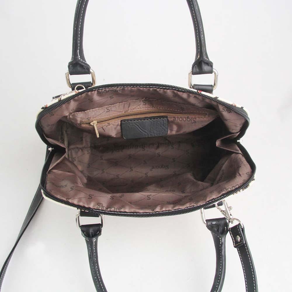 CONV-CUDE | Marilyn Robertson Catitudes Convertible Top Handle Purse Handbag - www.signareusa.com