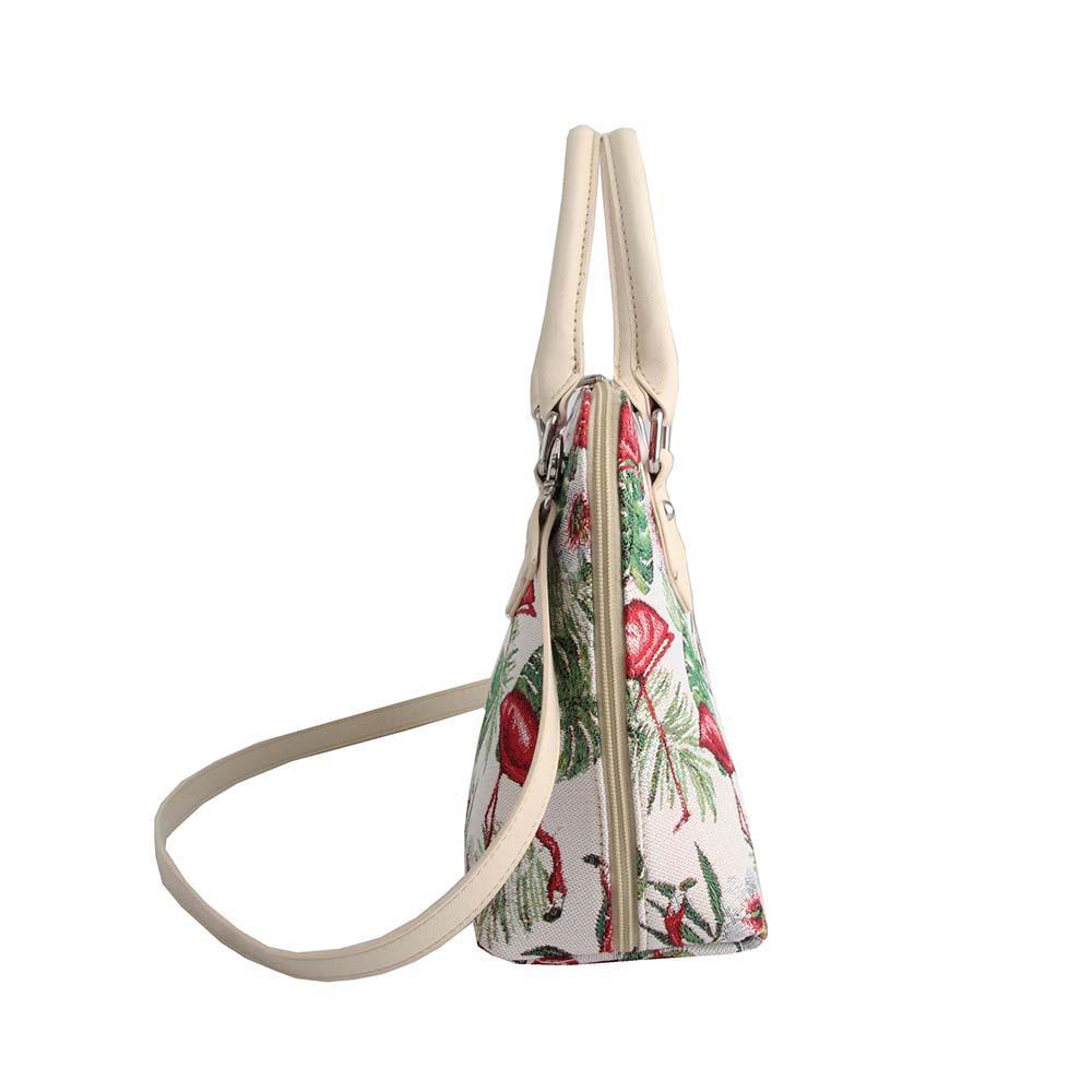 CONV-FLAM | Flamingo Convertible Top Handle Purse Handbag - www.signareusa.com