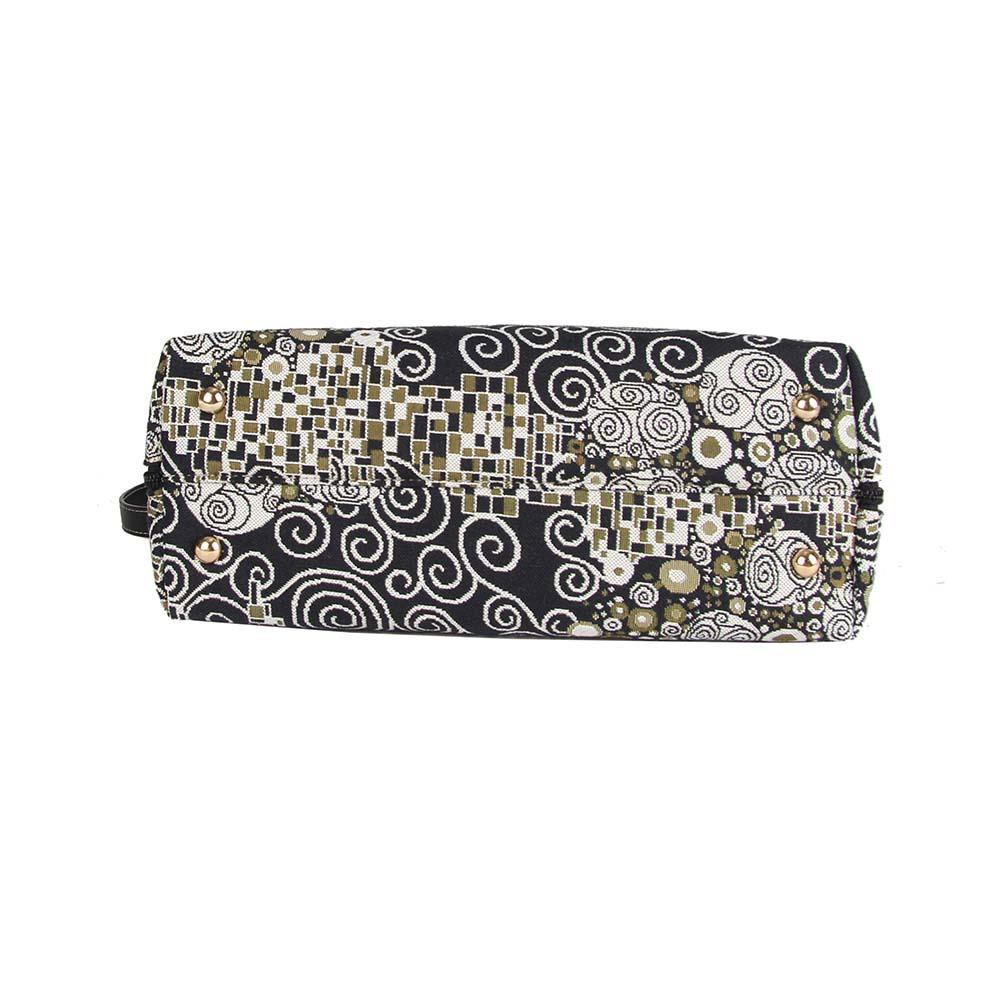 CONV-KISS | Gustav Klimt The Kiss Convertible Top Handle Purse Handbag - www.signareusa.com