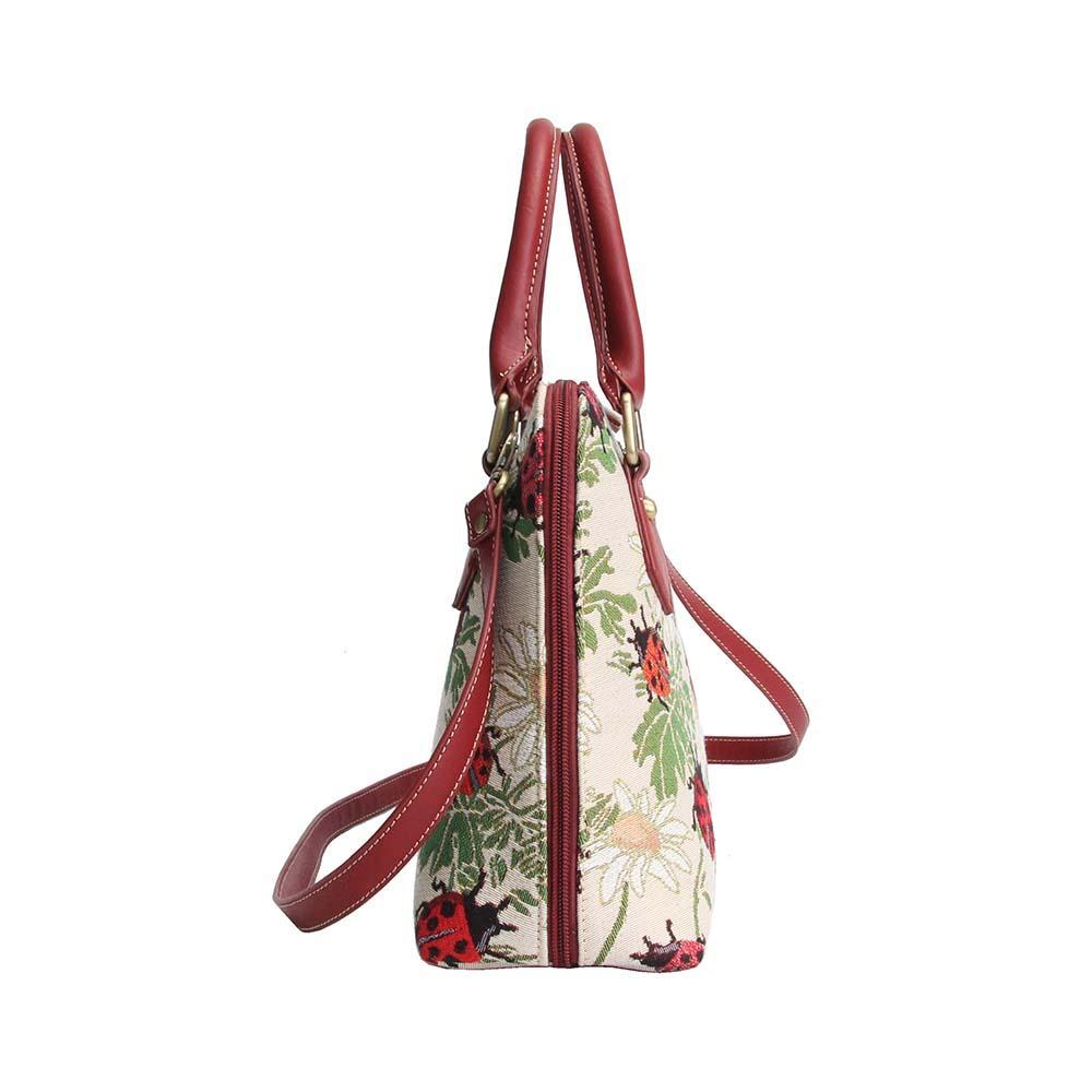 CONV-LDBD | Ladybug Convertible Top Handle Purse Handbag - www.signareusa.com