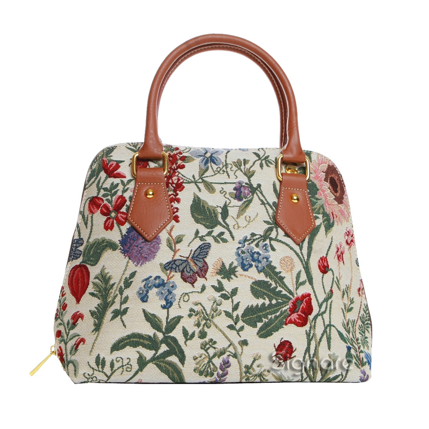 CONV-MGD | Morning Garden Convertible Top Handle Purse Handbag - www.signareusa.com