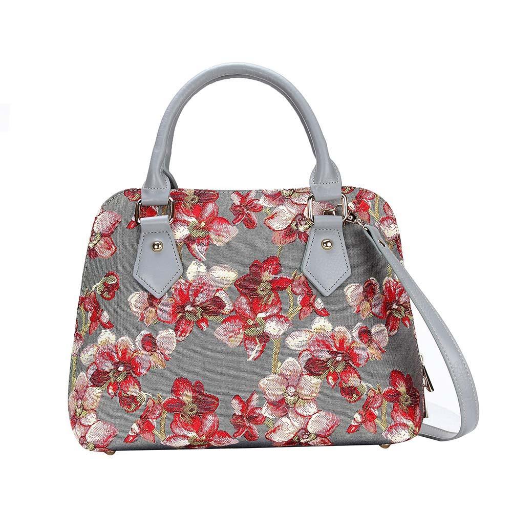 CONV-ORC | Orchid Convertible Top Handle Purse Handbag - www.signareusa.com