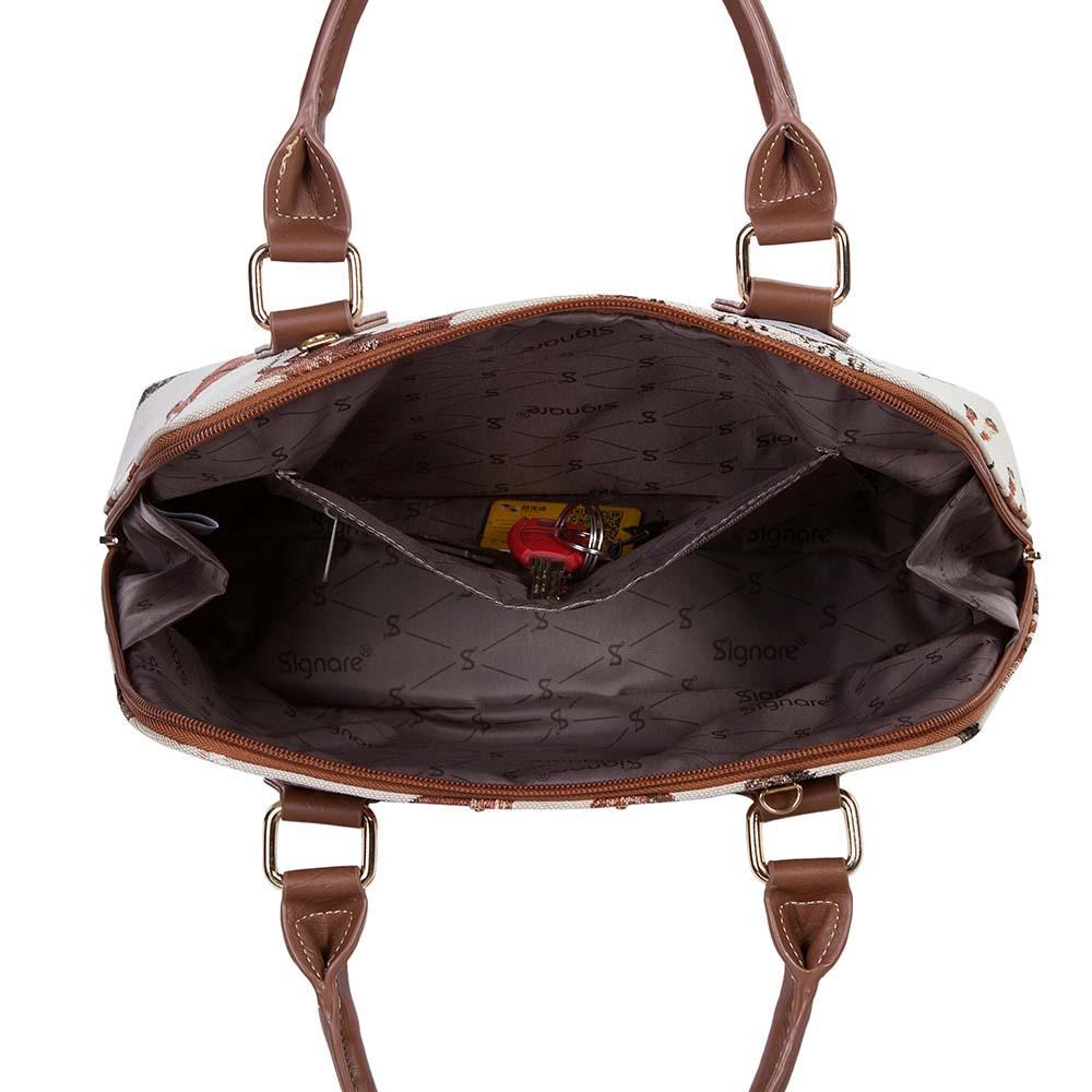 CONV-RHOR | Running Horse Convertible Top Handle Purse Handbag - www.signareusa.com