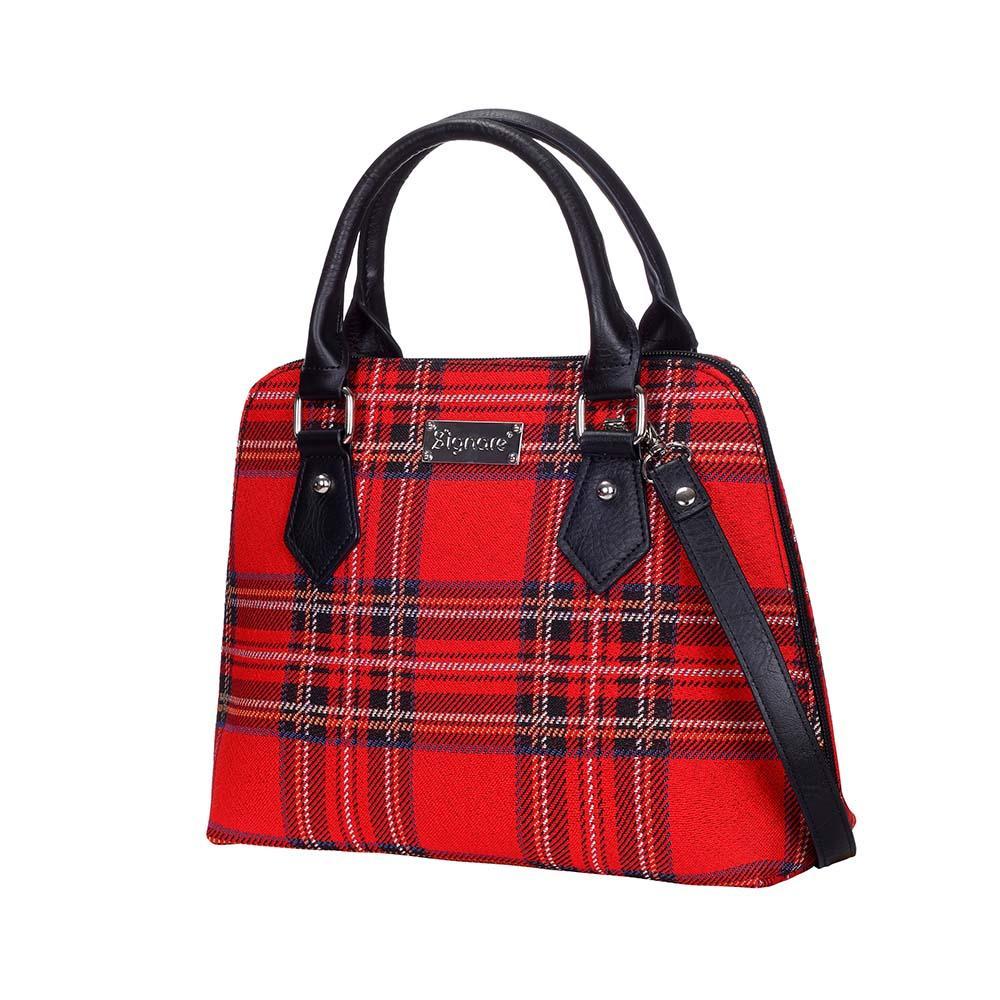 CONV-RSTT | Royal Stewart Tartan Convertible Top Handle Purse Handbag - www.signareusa.com