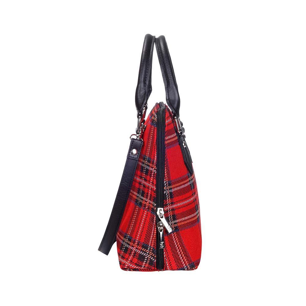 CONV-RSTT | Royal Stewart Tartan Convertible Top Handle Purse Handbag - www.signareusa.com