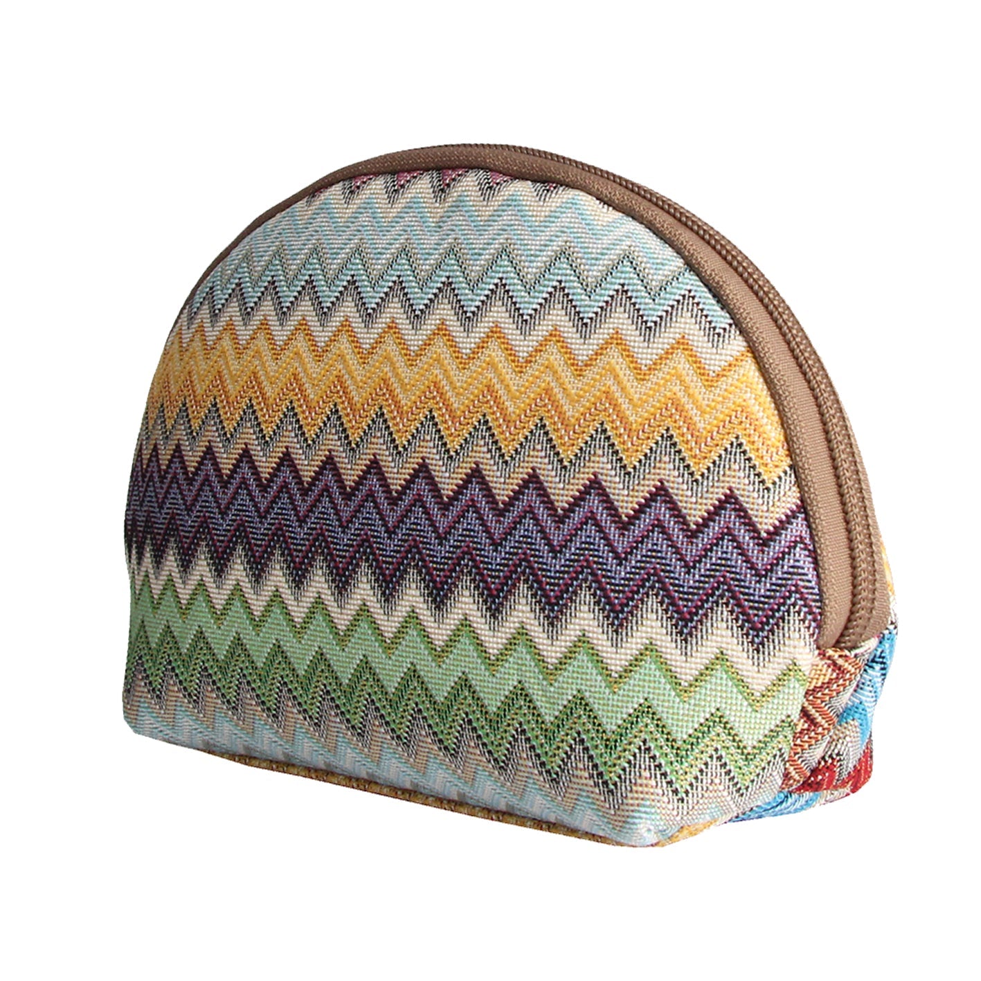 COSM-AZT | Aztec Zigzag Cosmetic Make Up Bag - www.signareusa.com