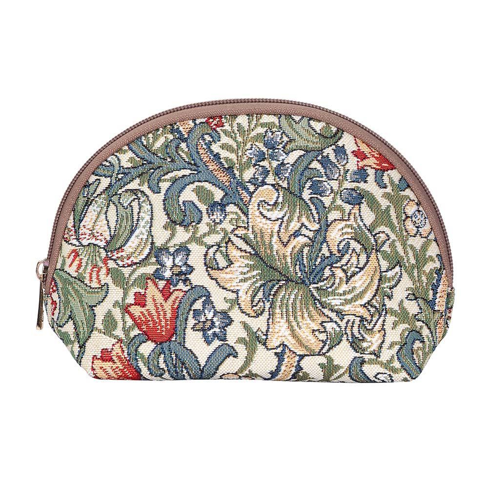 COSM-GLILY | William Morris Golden Lily Cosmetic Make Up Bag - www.signareusa.com