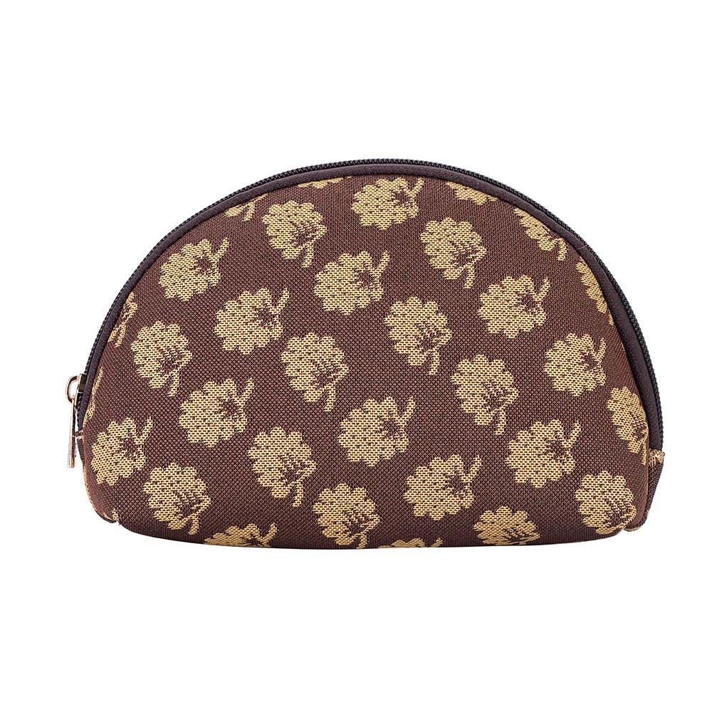 COSM-JANE | Jane Austen Brown Oak Cosmetic Make Up Bag - www.signareusa.com