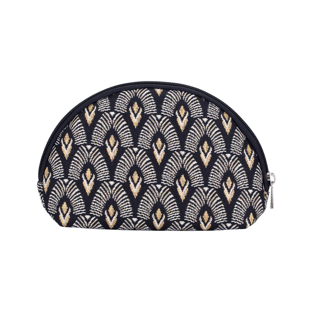 COSM-LUXOR | Black And White Luxor Cosmetic Make Up Bag - www.signareusa.com