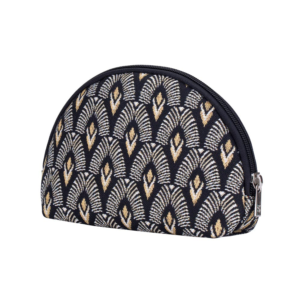 COSM-LUXOR | Black And White Luxor Cosmetic Make Up Bag - www.signareusa.com