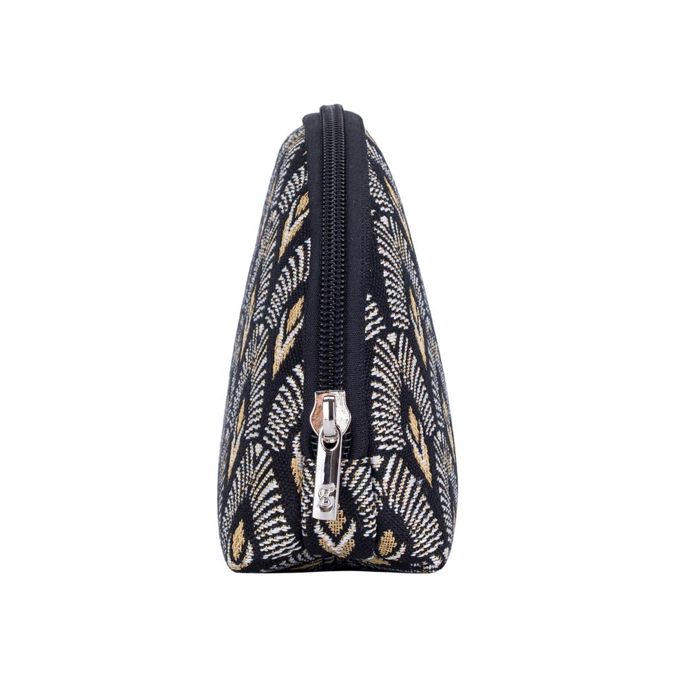 COSM-LUXOR | Black And White Luxor Cosmetic Make Up Bag - www.signareusa.com