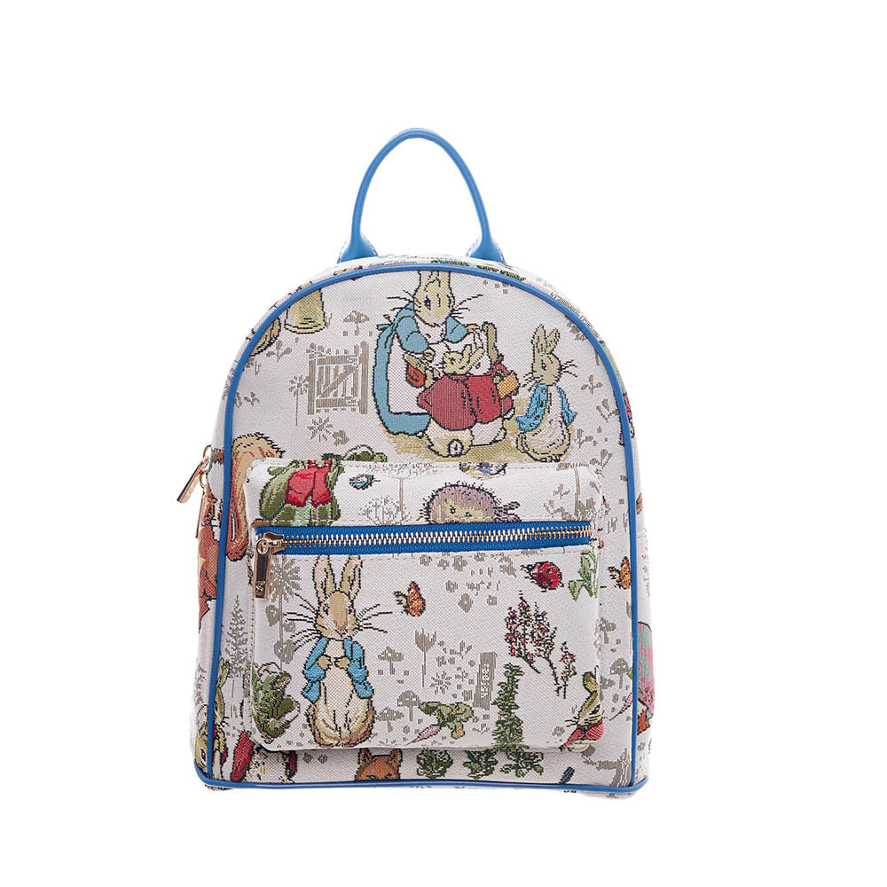 Peter Rabbit Beige and Blue Daypack Backpack