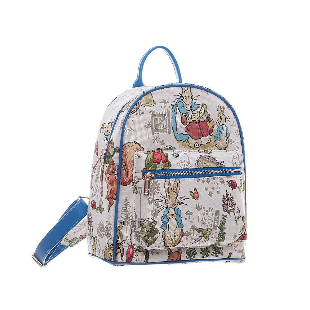 Peter Rabbit Beige and Blue Daypack Backpack