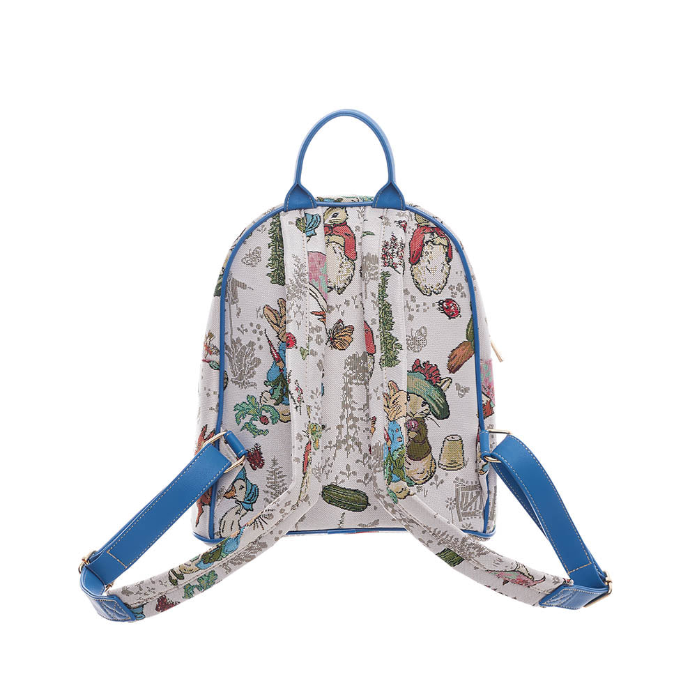 Peter Rabbit Beige and Blue Daypack Backpack