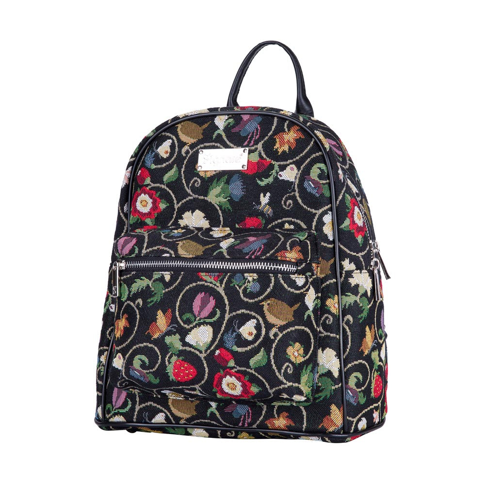 Jacobean Dream Black Daypack