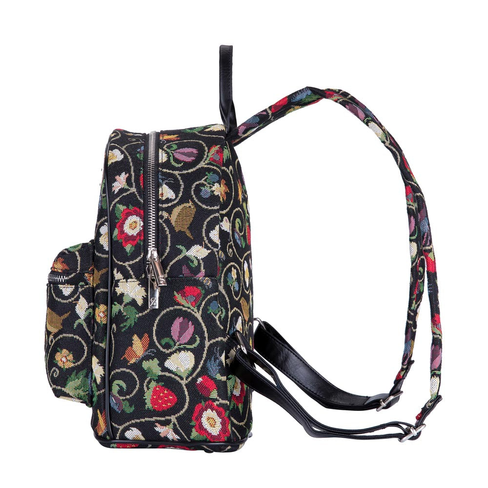 Jacobean Dream Black Daypack