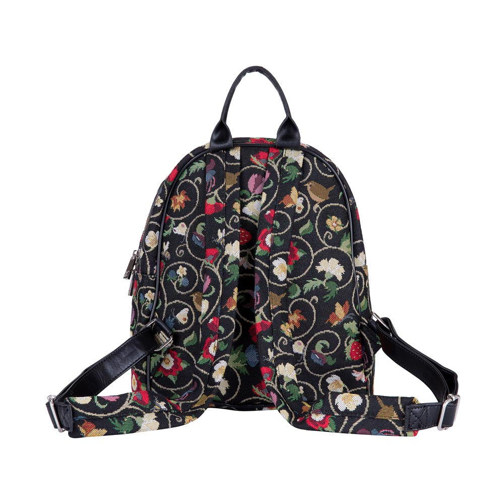 Jacobean Dream Black Daypack