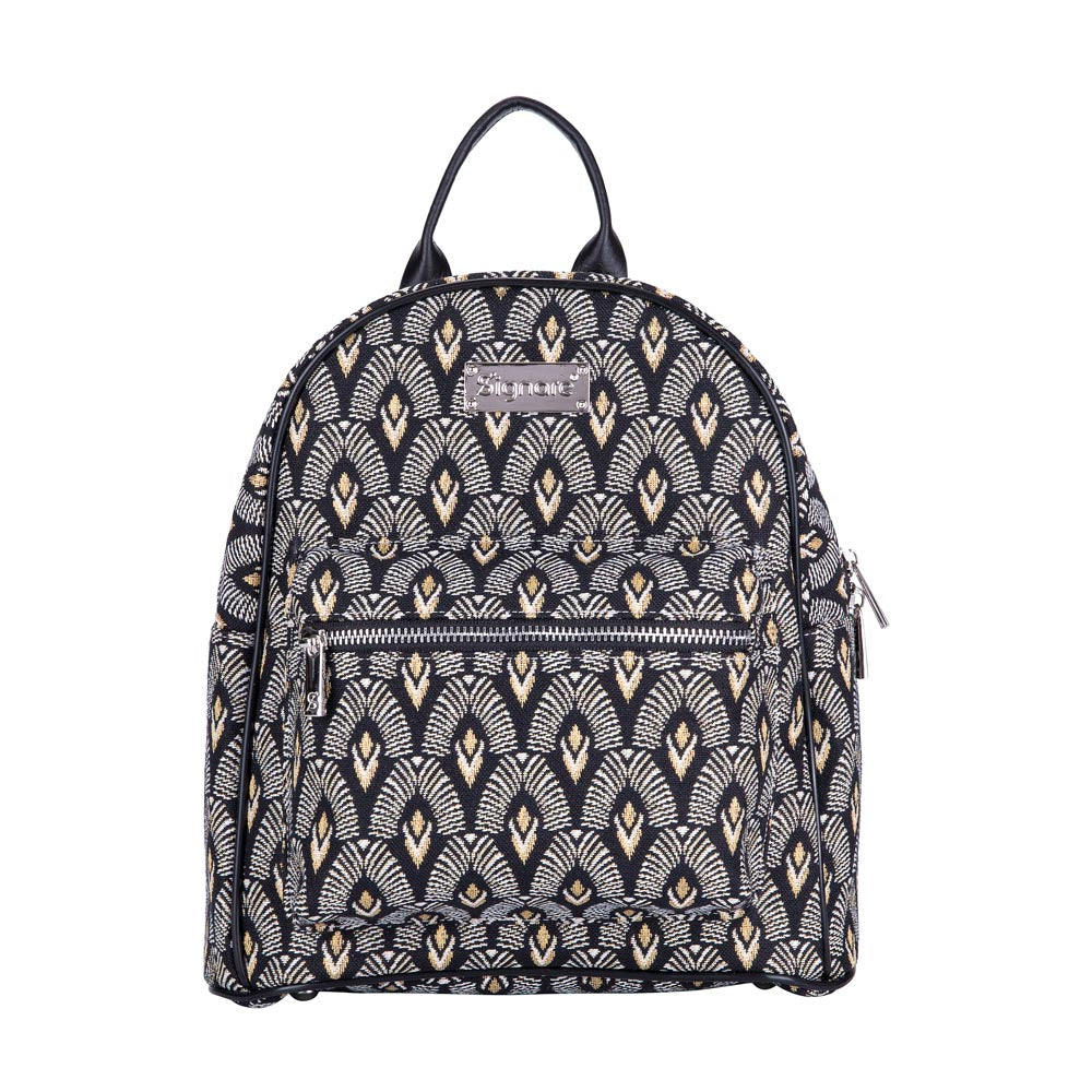 Luxor Art Deco Black and Gold Daypack