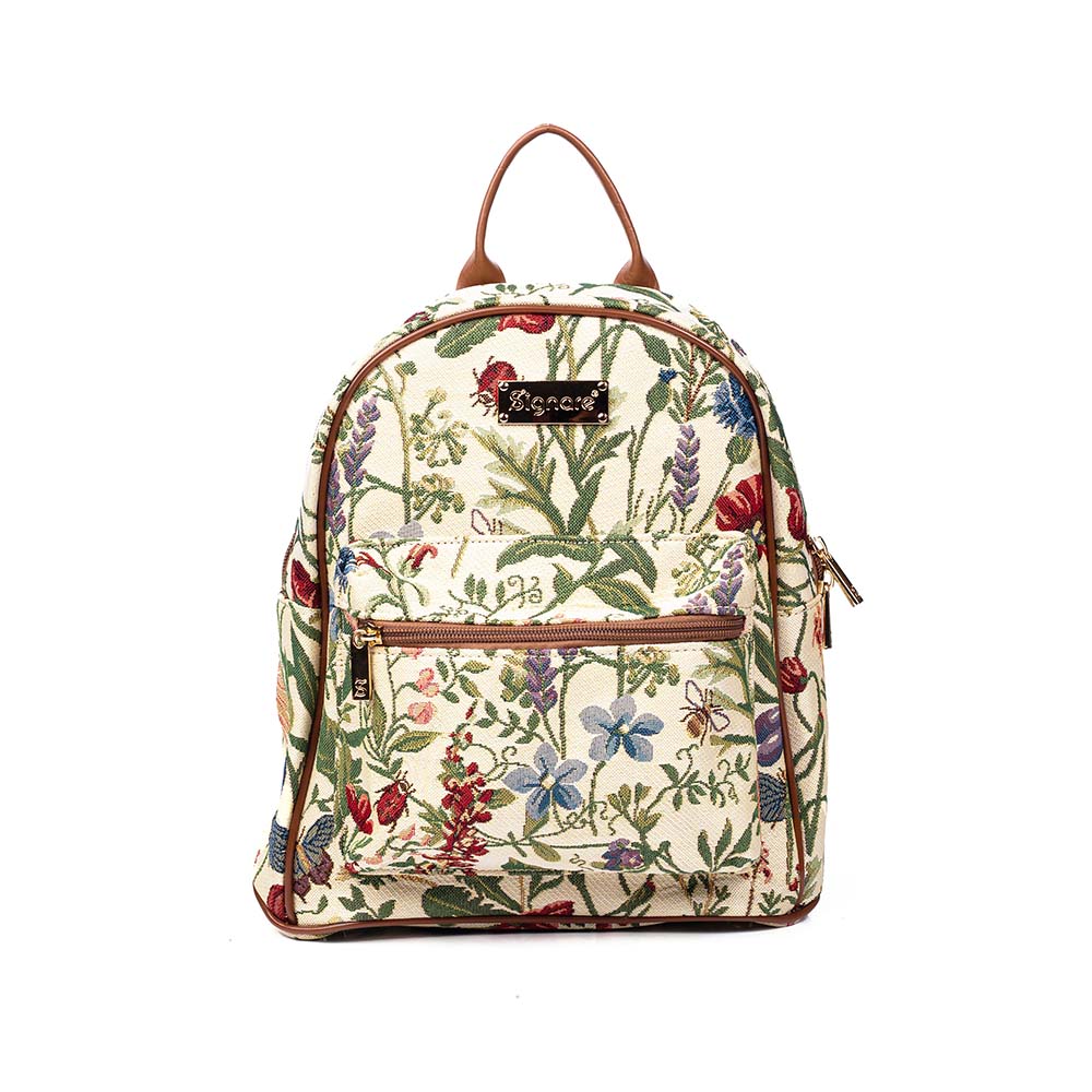 Morning Garden Floral Daypack Backpack