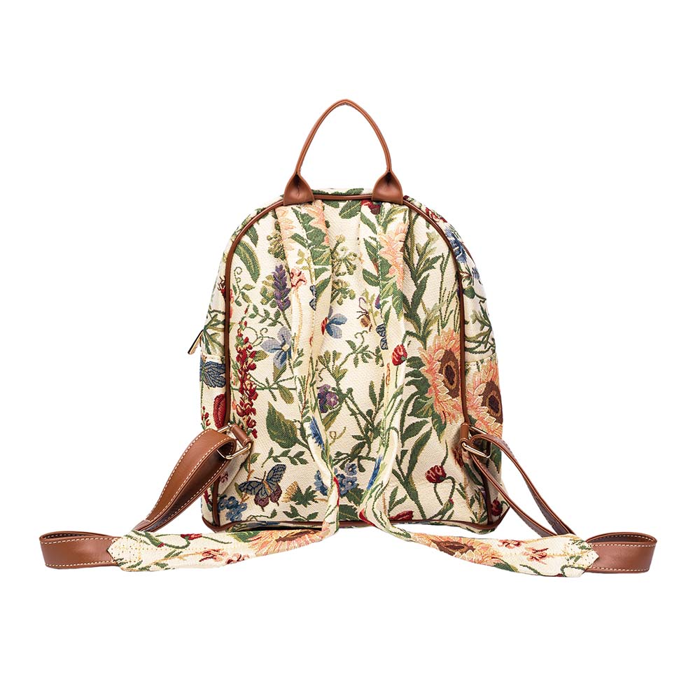 Morning Garden Floral Daypack Backpack