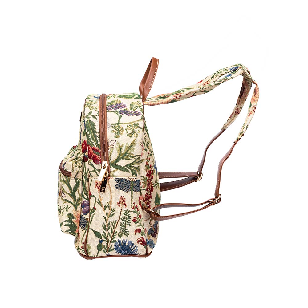 Morning Garden Floral Daypack Backpack