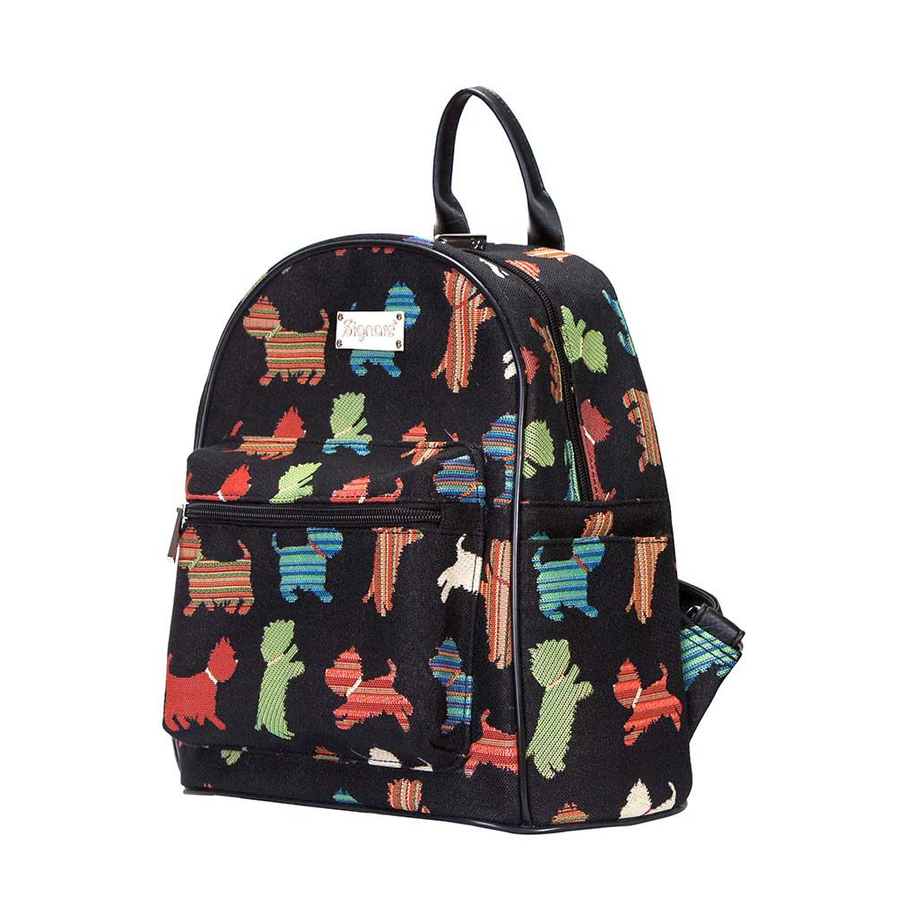 Playful Puppy Black Daypack