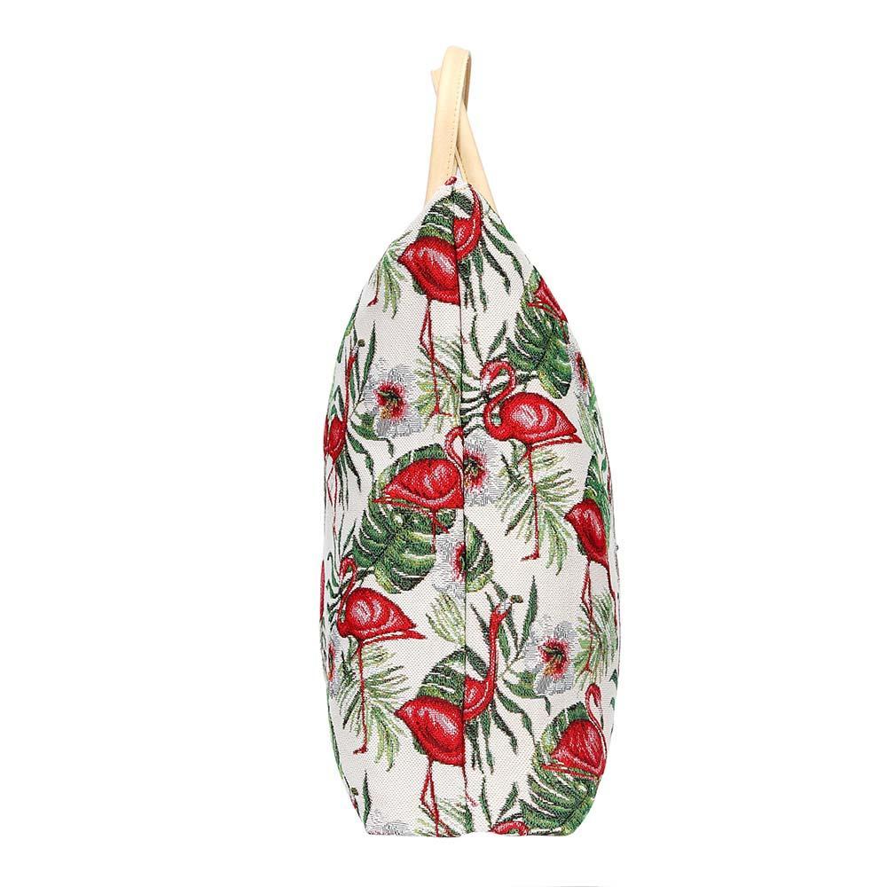 FDAW-FLAM | FLAMINGO FOLDAWAY GROCERY BAG - www.signareusa.com