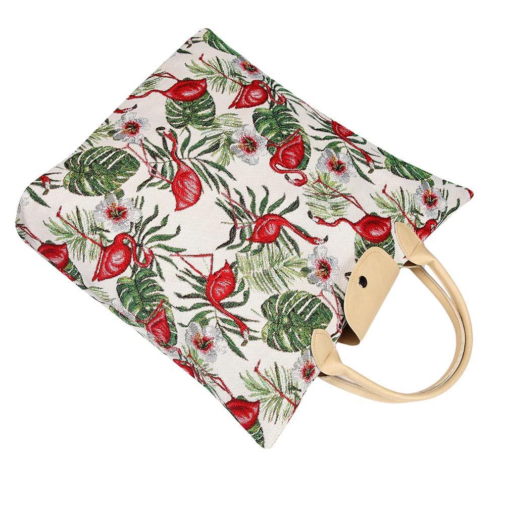 FDAW-FLAM | FLAMINGO FOLDAWAY GROCERY BAG - www.signareusa.com