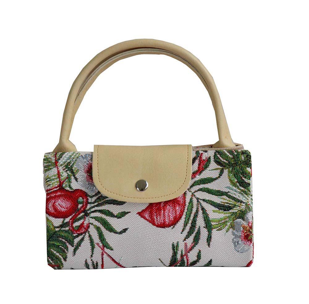 FDAW-FLAM | FLAMINGO FOLDAWAY GROCERY BAG - www.signareusa.com