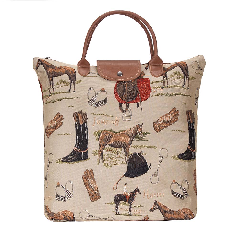 FDAW-HOR | HORSE FOLDAWAY GROCERY BAG - www.signareusa.com