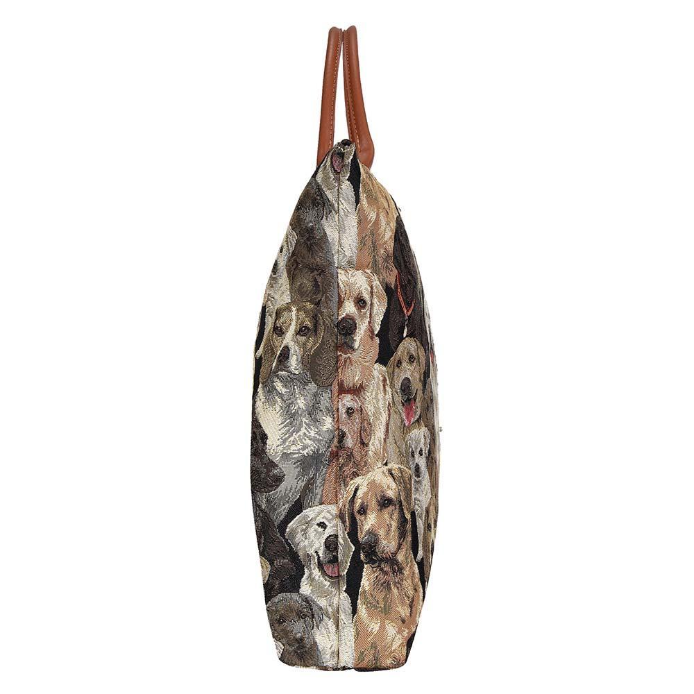 FDAW-LAB | LABRADOR DOG FOLDAWAY GROCERY BAG - www.signareusa.com