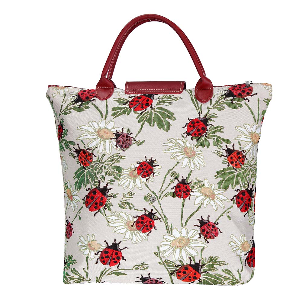 FDAW-LDBD | LADYBUG FOLDAWAY GROCERY BAG - www.signareusa.com