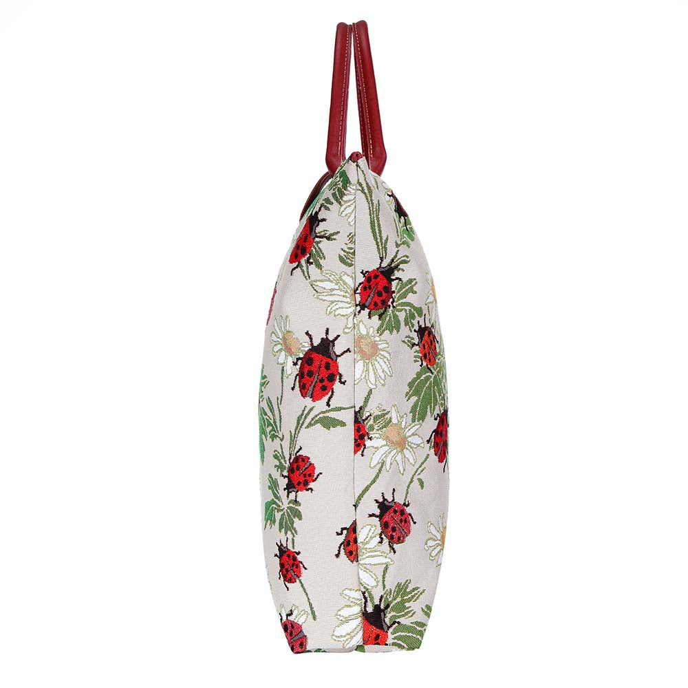 FDAW-LDBD | LADYBUG FOLDAWAY GROCERY BAG - www.signareusa.com