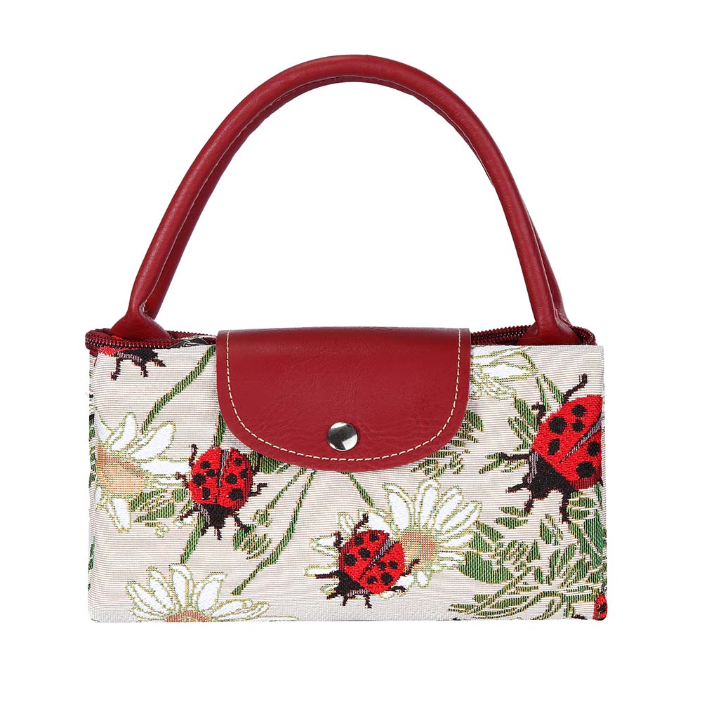 FDAW-LDBD | LADYBUG FOLDAWAY GROCERY BAG - www.signareusa.com