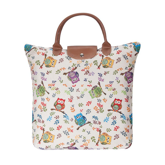 FDAW-OWL | OWL FOLDAWAY GROCERY BAG - www.signareusa.com