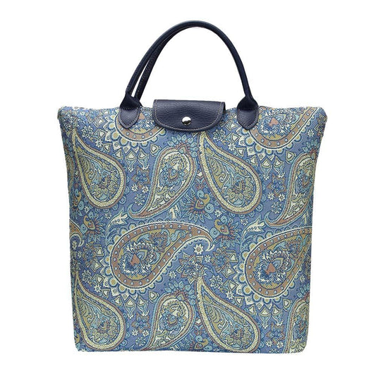 FDAW-PAIS | PAISLEY FOLDAWAY GROCERY BAG - www.signareusa.com