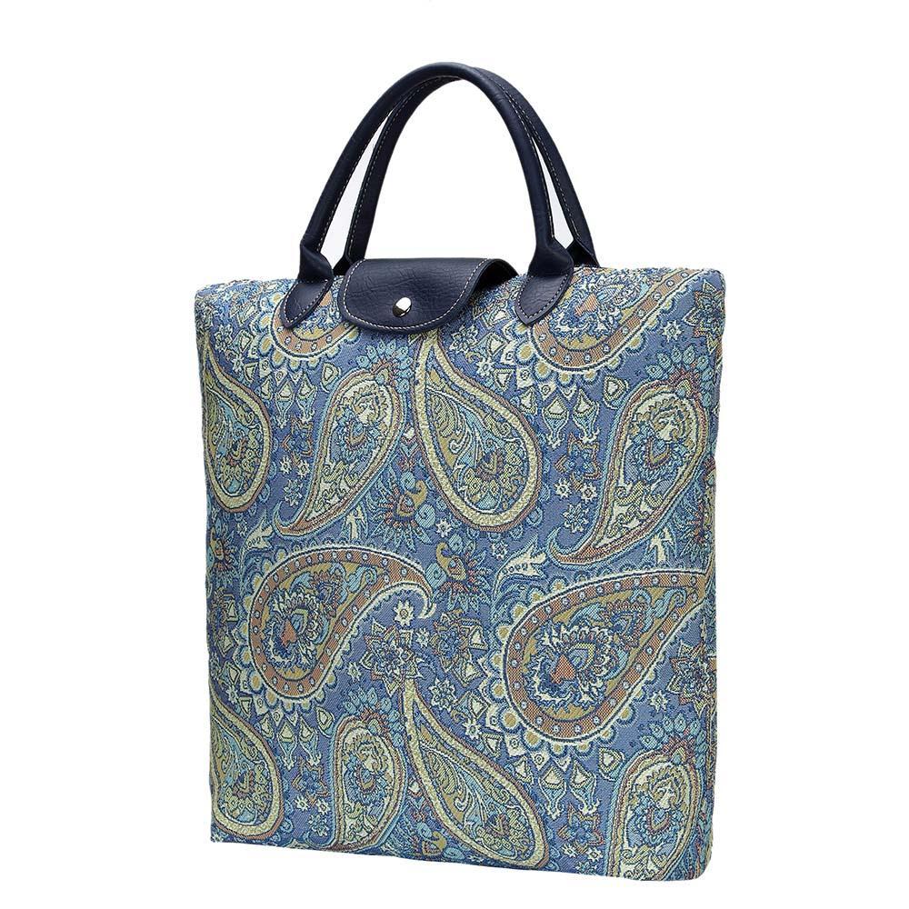 FDAW-PAIS | PAISLEY FOLDAWAY GROCERY BAG - www.signareusa.com