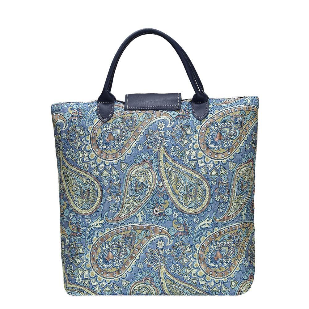 FDAW-PAIS | PAISLEY FOLDAWAY GROCERY BAG - www.signareusa.com