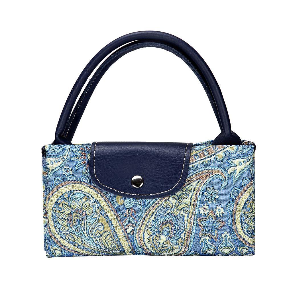 FDAW-PAIS | PAISLEY FOLDAWAY GROCERY BAG - www.signareusa.com