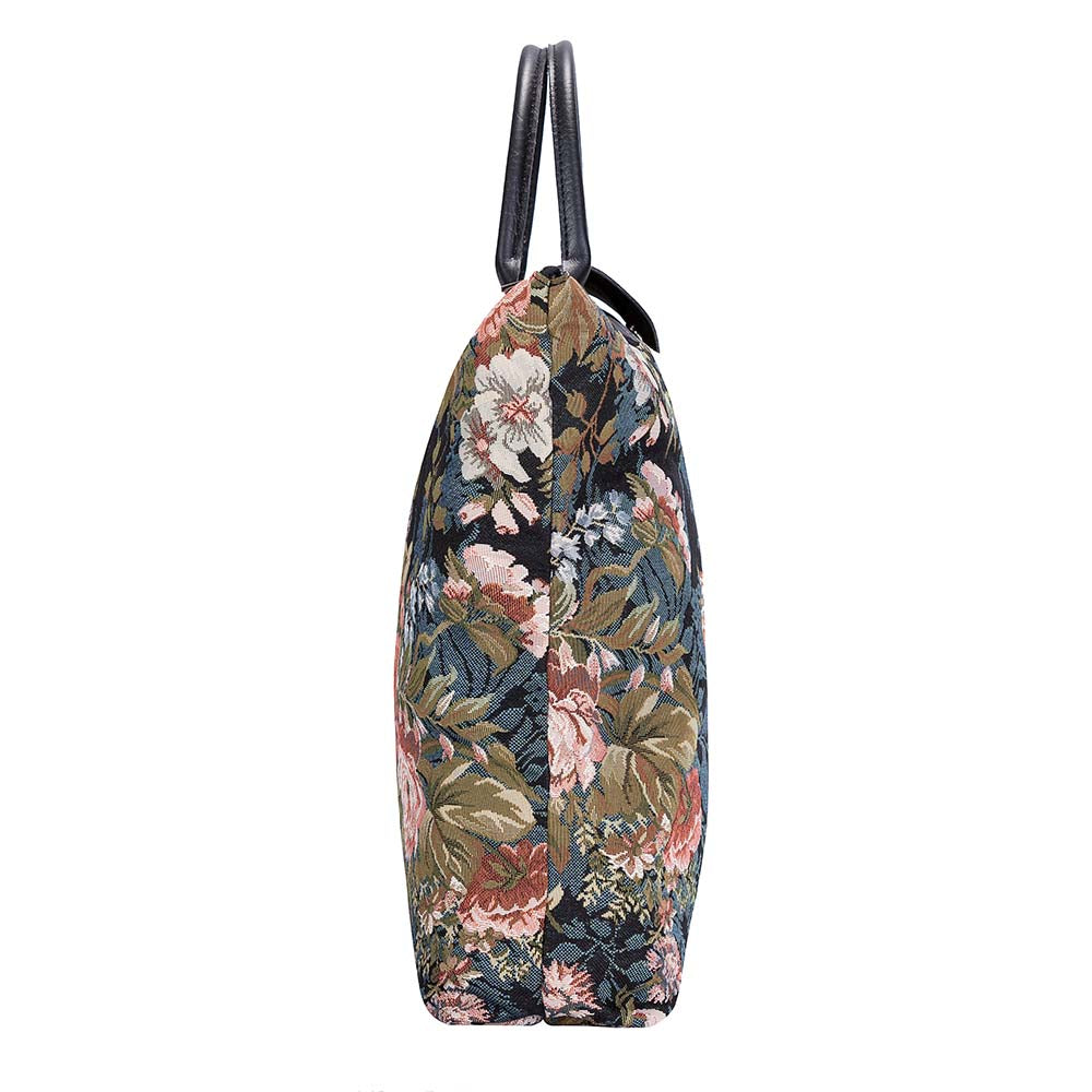 FDAW-PEO | PEONY FOLDAWAY GROCERY BAG - www.signareusa.com